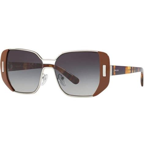 Prada PR 59SS Rectangular Sunglasses For Women